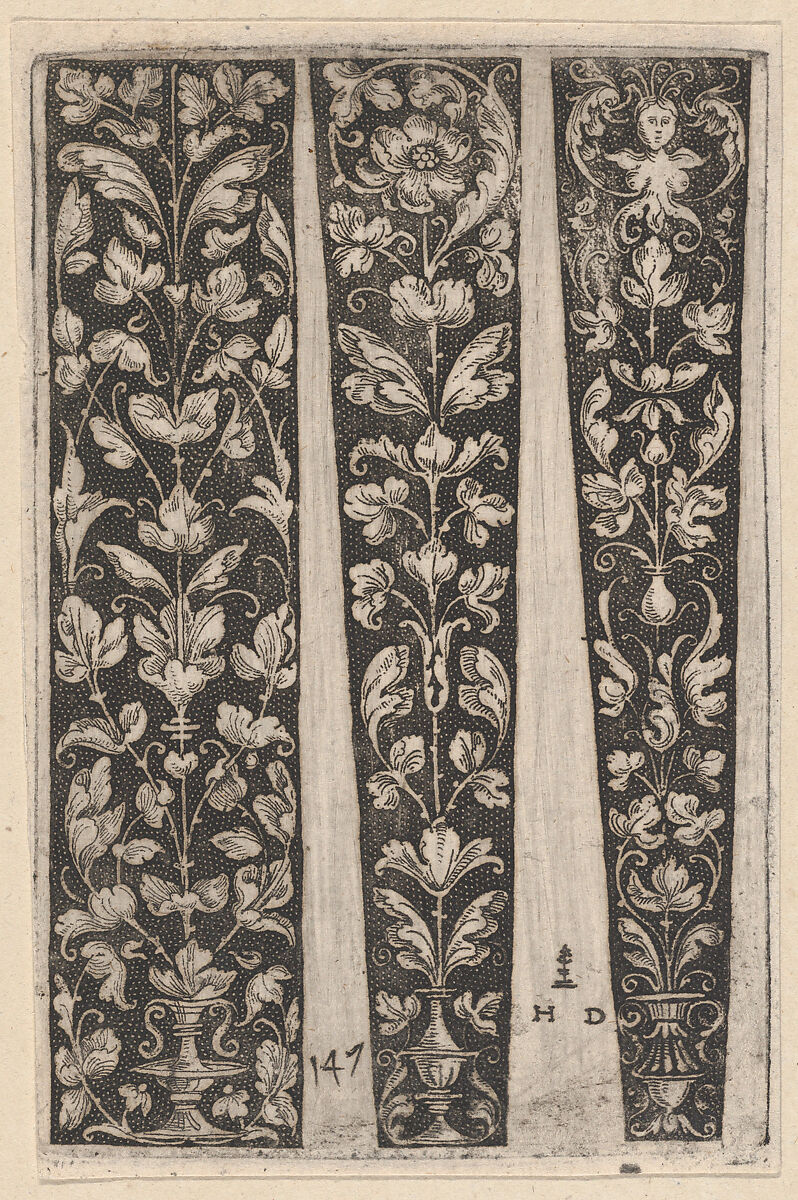 Design for Armor Decoration, After Daniel Hopfer (German, Kaufbeuren 1471–1536 Augsburg), Etching; second state of two 