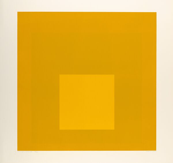 Midnight  + Noon VI, Josef Albers (American (born Germany), Bottrop 1888–1976 New Haven, Connecticut), Lithograph 