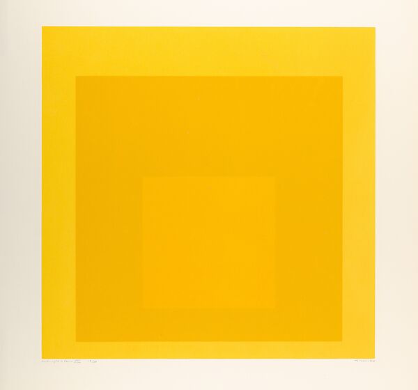 Midnight + Noon VIII, Josef Albers (American (born Germany), Bottrop 1888–1976 New Haven, Connecticut), Lithograph 