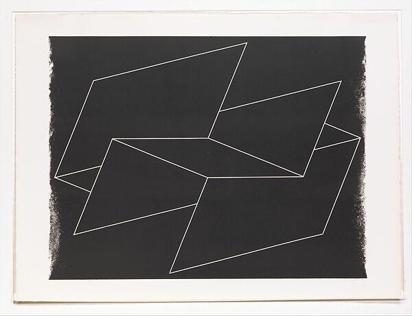 Interlinear N32, black, Josef Albers (American (born Germany), Bottrop 1888–1976 New Haven, Connecticut), Lithograph 