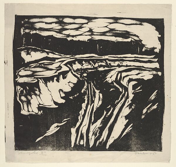 Sandgrube II (Sandmine II), Josef Albers (American (born Germany), Bottrop 1888–1976 New Haven, Connecticut), Relief 
