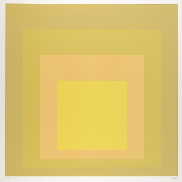 SP II, Josef Albers (American (born Germany), Bottrop 1888–1976 New Haven, Connecticut), Screenprint 