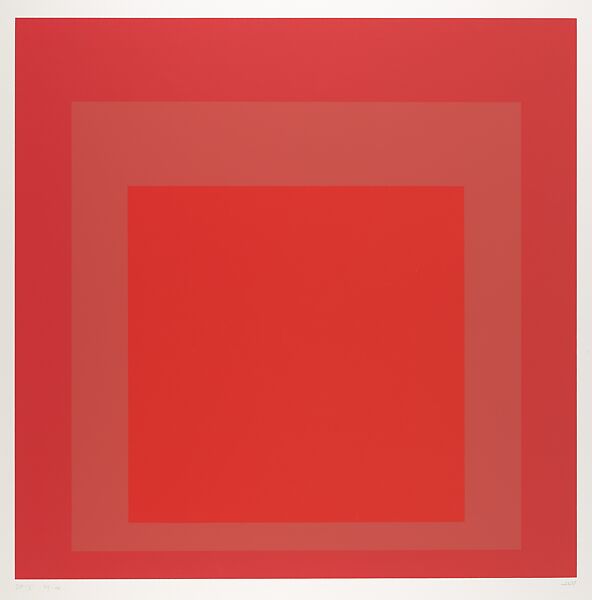 SP V, Josef Albers (American (born Germany), Bottrop 1888–1976 New Haven, Connecticut), Screenprint 