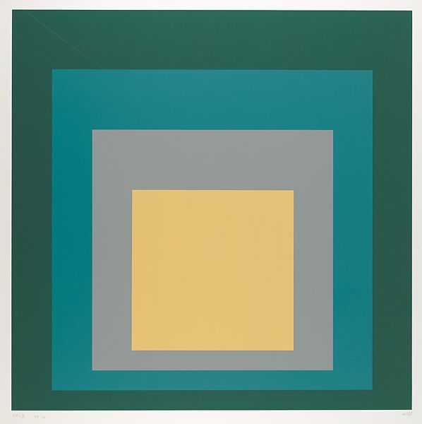 SP VI, Josef Albers (American (born Germany), Bottrop 1888–1976 New Haven, Connecticut), Screenprint 