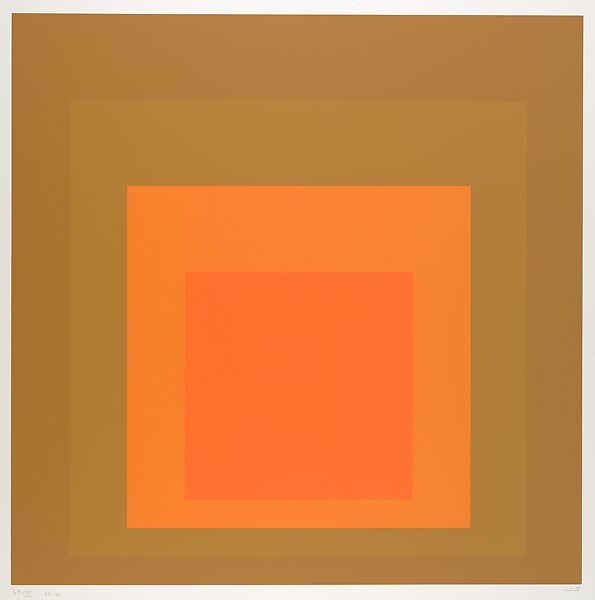 SP XI, Josef Albers (American (born Germany), Bottrop 1888–1976 New Haven, Connecticut), Screenprint 