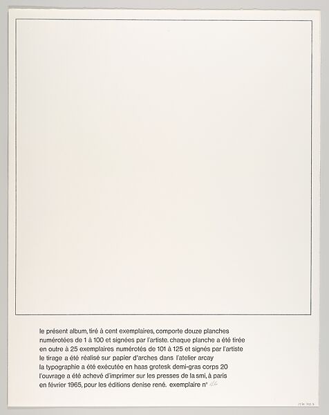 Homage au Carré portfolio, Josef Albers (American (born Germany), Bottrop 1888–1976 New Haven, Connecticut), Screenprint