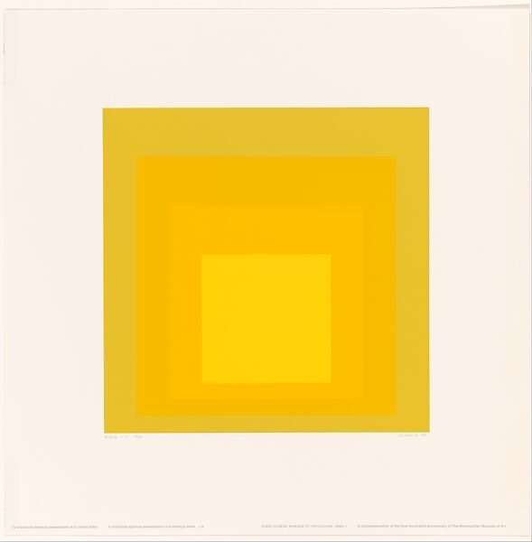 MMA-1, Josef Albers (American (born Germany), Bottrop 1888–1976 New Haven, Connecticut), Screenprint 