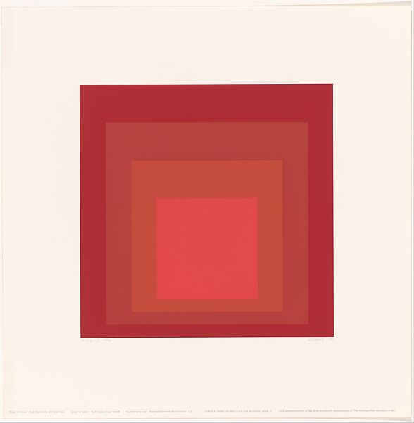 MMA-2, Josef Albers (American (born Germany), Bottrop 1888–1976 New Haven, Connecticut), Color screenprint 