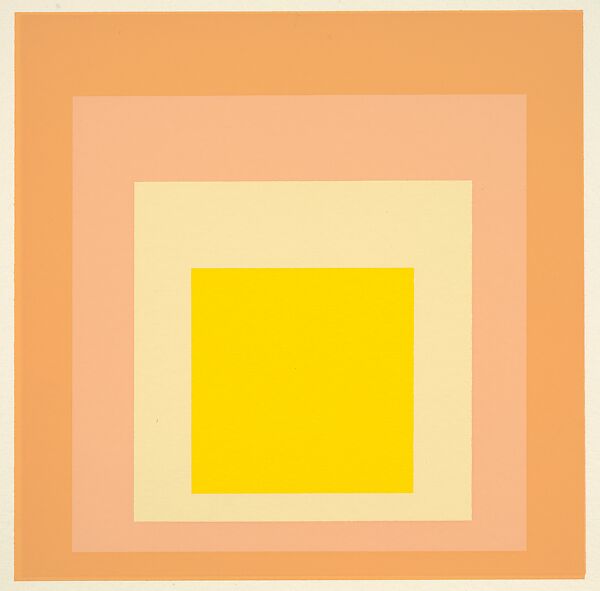 SK-ED, Josef Albers (American (born Germany), Bottrop 1888–1976 New Haven, Connecticut), Screenprint 