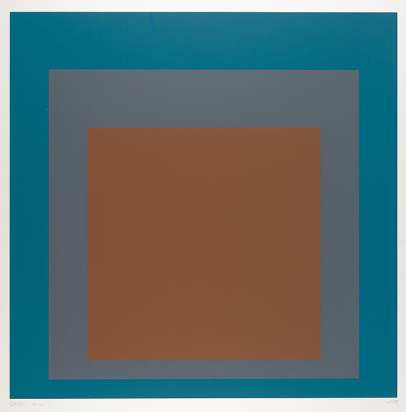 SP VII, Josef Albers (American (born Germany), Bottrop 1888–1976 New Haven, Connecticut), Screenprint 