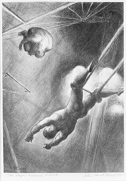 The Flying Codoras, John Steuart Curry (American, Dunavant, Kansas 1897–1946 Madison, Wisconsin), Lithograph 
