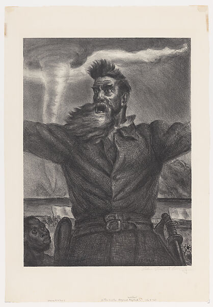 John Brown, John Steuart Curry (American, Dunavant, Kansas 1897–1946 Madison, Wisconsin), Lithograph 