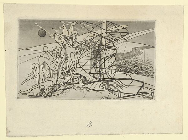 L'apocalypse, Stanley William Hayter (British, London 1901–1988 Paris), Engraving and soft-ground etching 