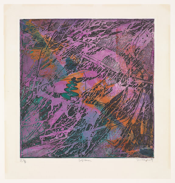 Gulf Stream, Stanley William Hayter (British, London 1901–1988 Paris), Engraving and Etching, Color 