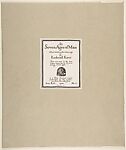 The Seven Ages of Man, Illustrated in four drawings by Rockwell Kent...One hundred copies, published by the author, Rockwell Kent (American, Tarrytown, New York 1882–1971 Plattsburgh, New York), Woodcut