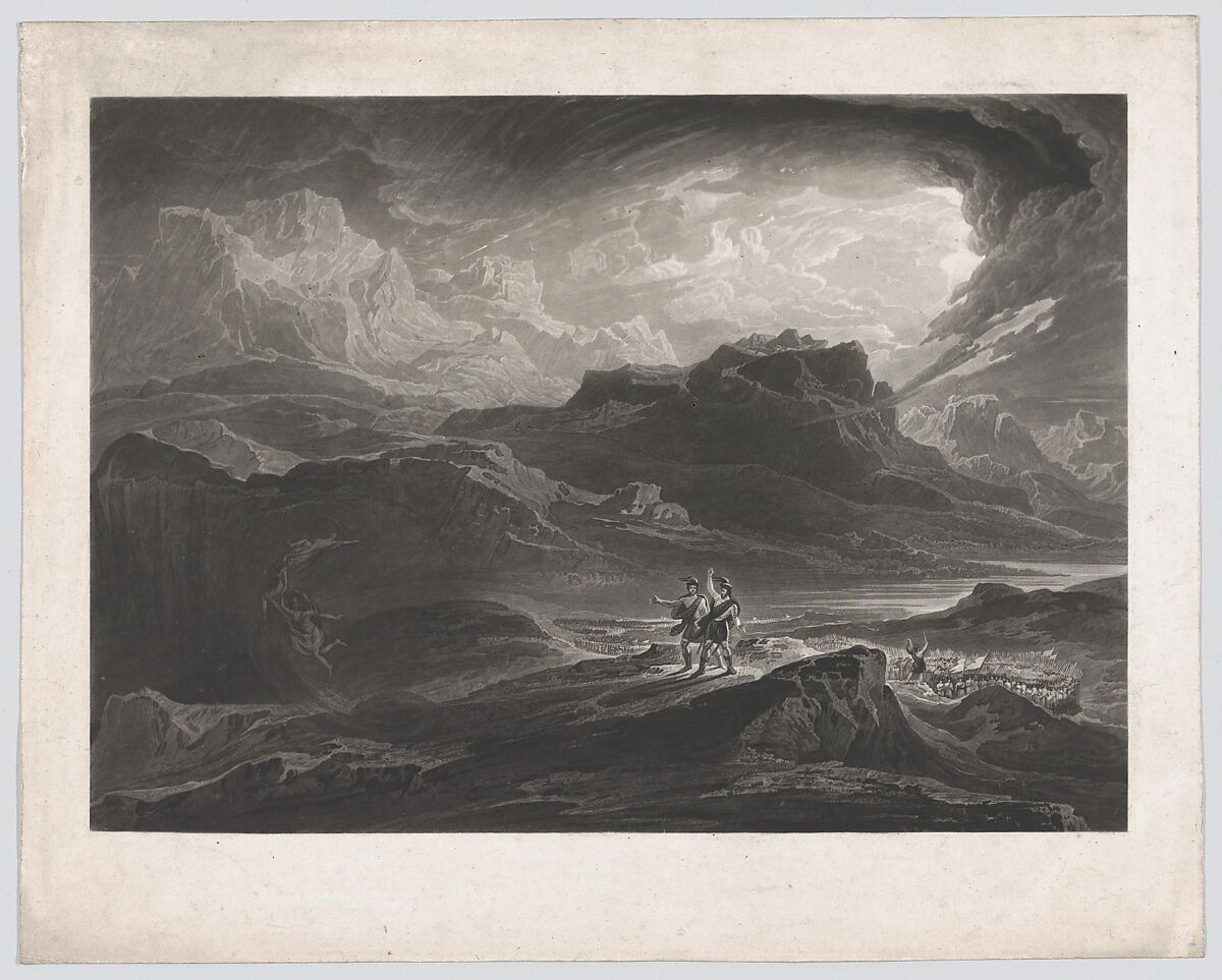 Macbeth, Thomas Goff Lupton (British, London 1791–1873 London), Mezzotint; proof before letters 