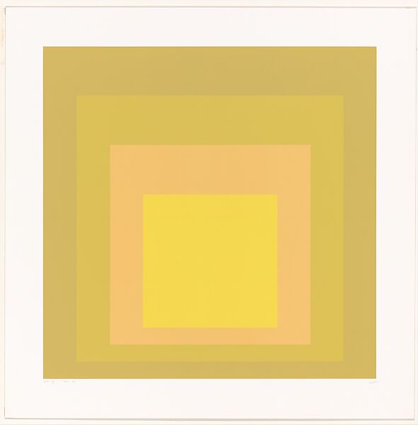 SP II, Josef Albers (American (born Germany), Bottrop 1888–1976 New Haven, Connecticut), Screenprint 