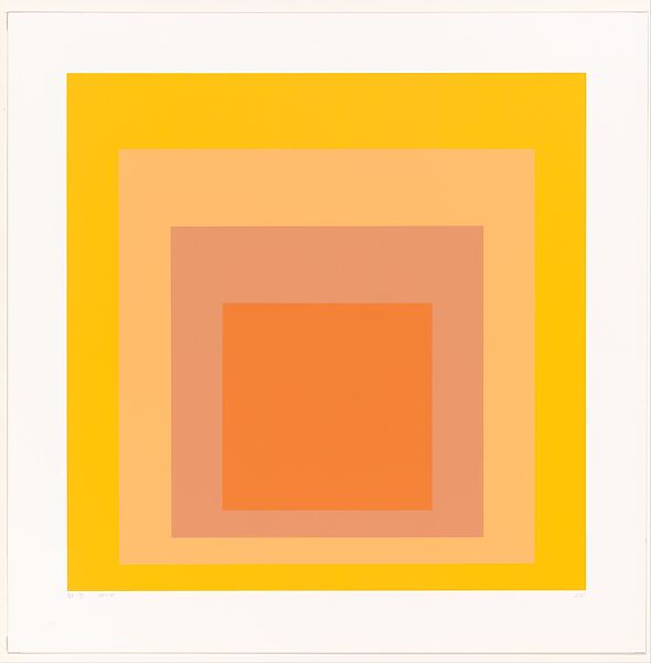 SP IV, Josef Albers (American (born Germany), Bottrop 1888–1976 New Haven, Connecticut), Screenprint 