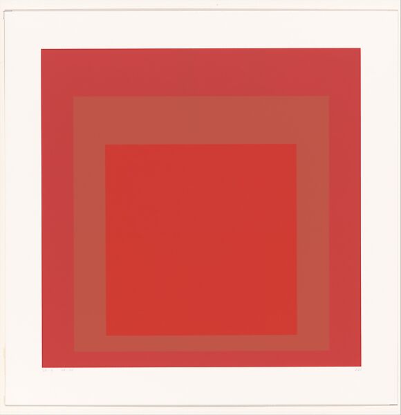 SP V, Josef Albers (American (born Germany), Bottrop 1888–1976 New Haven, Connecticut), Screenprint 