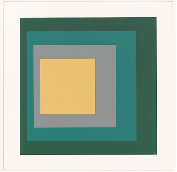 SP VI, Josef Albers (American (born Germany), Bottrop 1888–1976 New Haven, Connecticut), Screenprint 