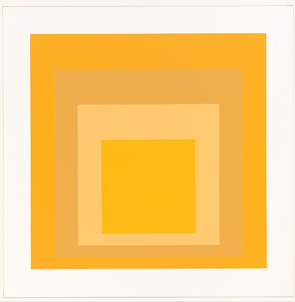 SP X, Josef Albers (American (born Germany), Bottrop 1888–1976 New Haven, Connecticut), Screenprint 