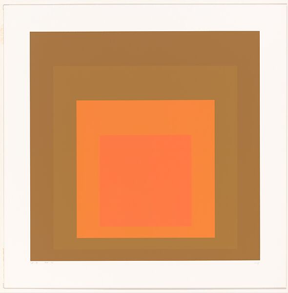 SP XI, Josef Albers (American (born Germany), Bottrop 1888–1976 New Haven, Connecticut), Screenprint 