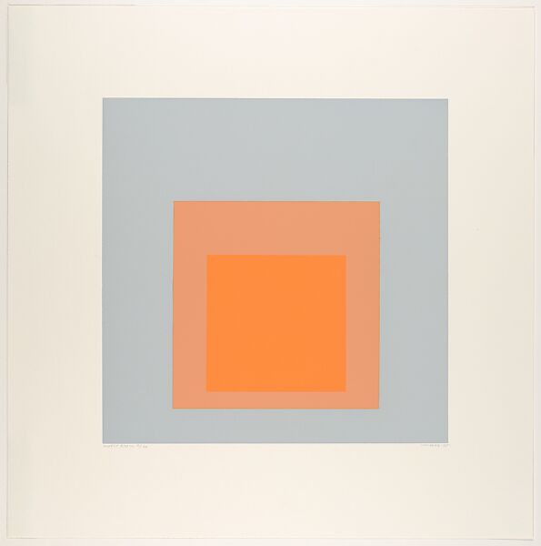 Artic Bloom, from "Soft Edge–Hard Edge", Josef Albers (American (born Germany), Bottrop 1888–1976 New Haven, Connecticut), Color screenprint 