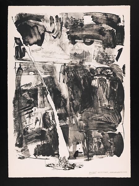 Accident, Robert Rauschenberg (American, Port Arthur, Texas 1925–2008 Captiva Island, Florida), Lithograph 