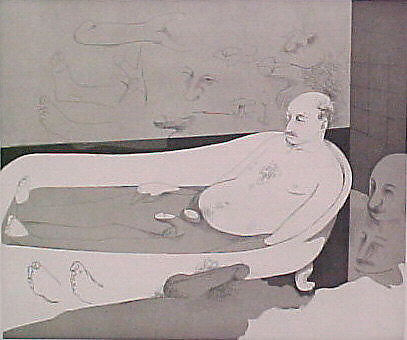 A Languid Floating Flower, Richard Hamilton (British, London 1922–2011 Oxfordshire), Hard–ground etching and aquatint 