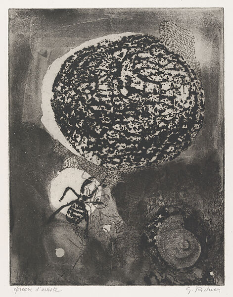 Spider, Germaine Richier (French, 1904–1959), Etching and aquatint 