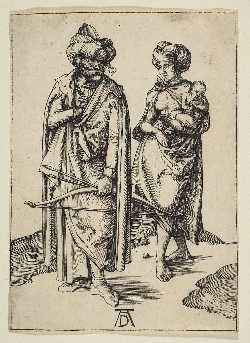 The Turkish Family, Albrecht Dürer (German, Nuremberg 1471–1528 Nuremberg), Engraving 