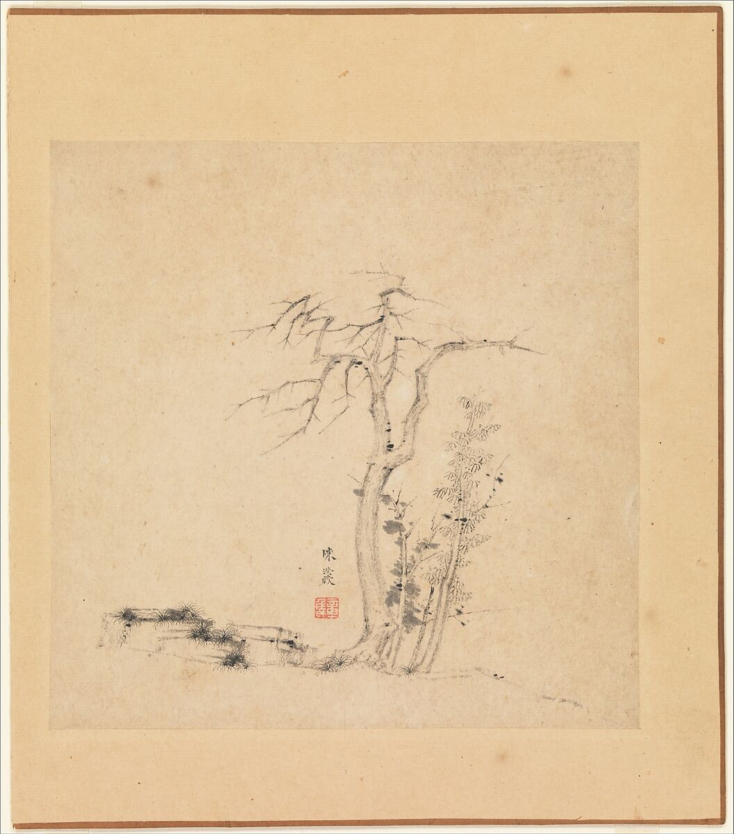 Miscellaneous Studies, Chen Hongshou (Chinese, 1598/99–1652), Album of twelve paintings; ink on paper, China