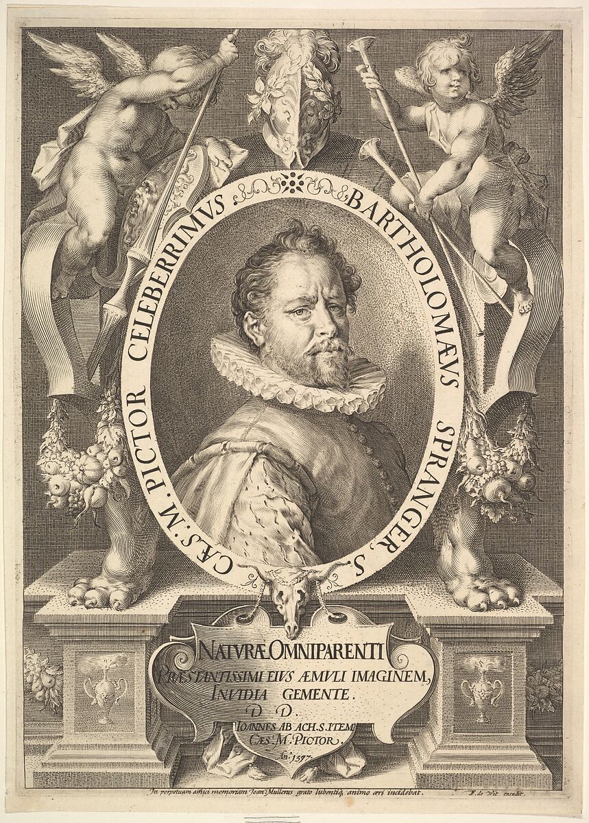 Bartholomeus Spranger, Jan Muller (Netherlandish, Amsterdam 1571–1628 Amsterdam), Engraving; seventh state of seven 