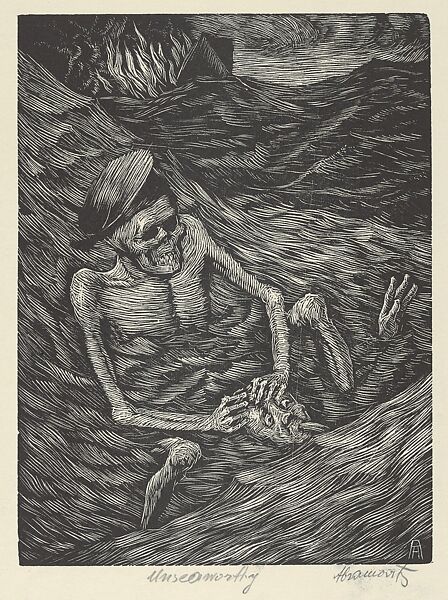 Unseaworthy, Albert Abramovitz (American, 1879–1963), Wood engraving