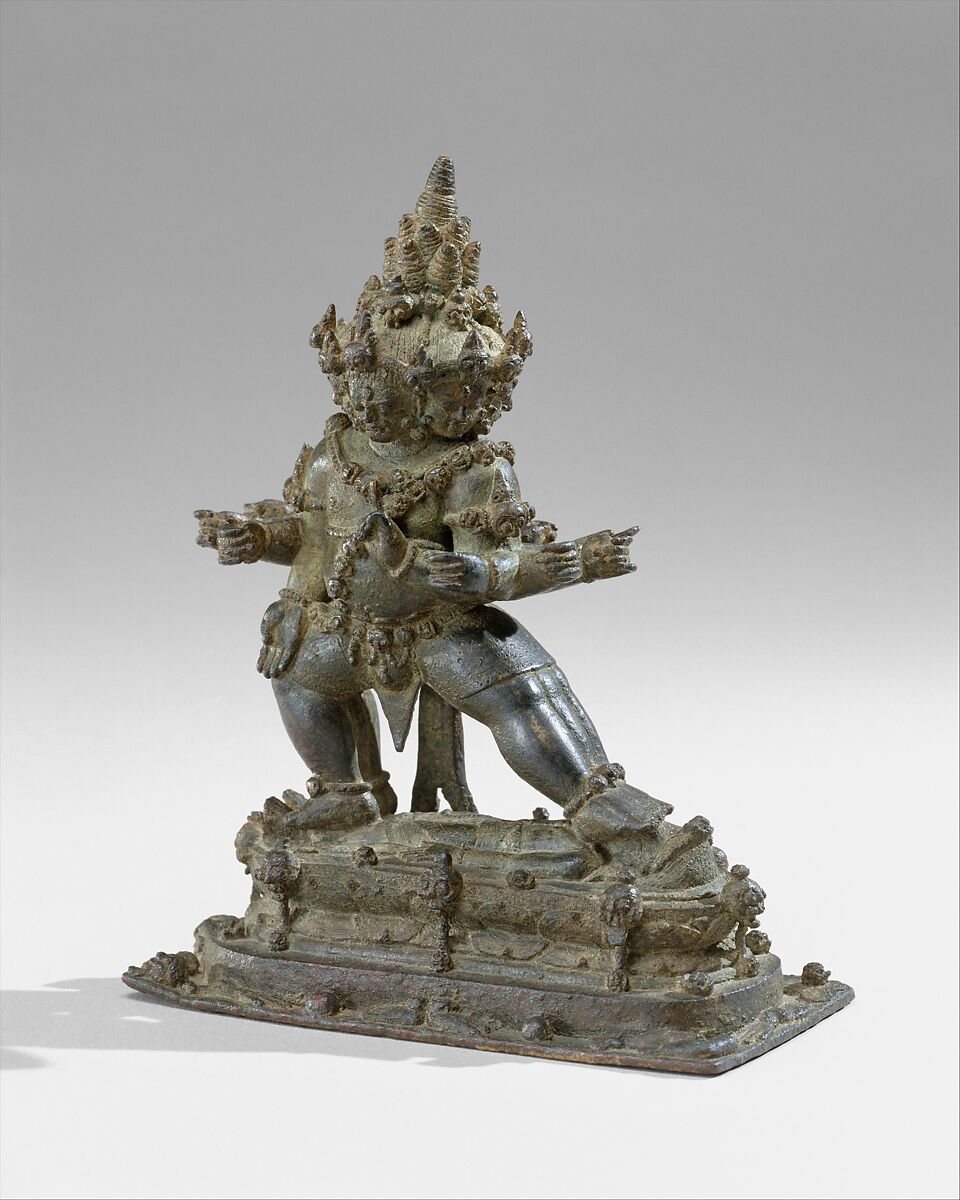 The Buddhist Guardian Mahabala, Bronze, Indonesia (Java) 