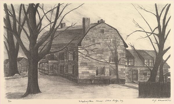 Washington House - Stone Ridge, N.Y., Grant Arnold (American, 1904–1988), Lithograph 