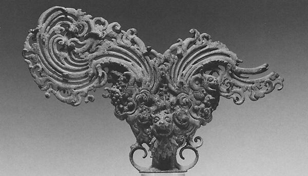 Finial with Lions and Makaras