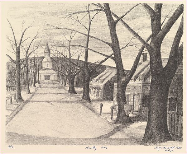 Hurley, N.Y., Grant Arnold (American, 1904–1988), Lithograph 