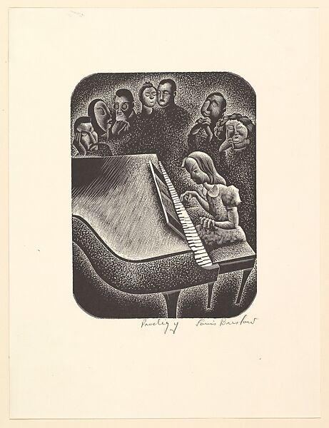 Prodigy, Lou Barlow (American, 1908–2011), Wood engraving 
