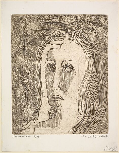 Illusions, Vera Berdich (American, Illinois, Chicago 1915–2003 Illinois, Chicago), Drypoint 