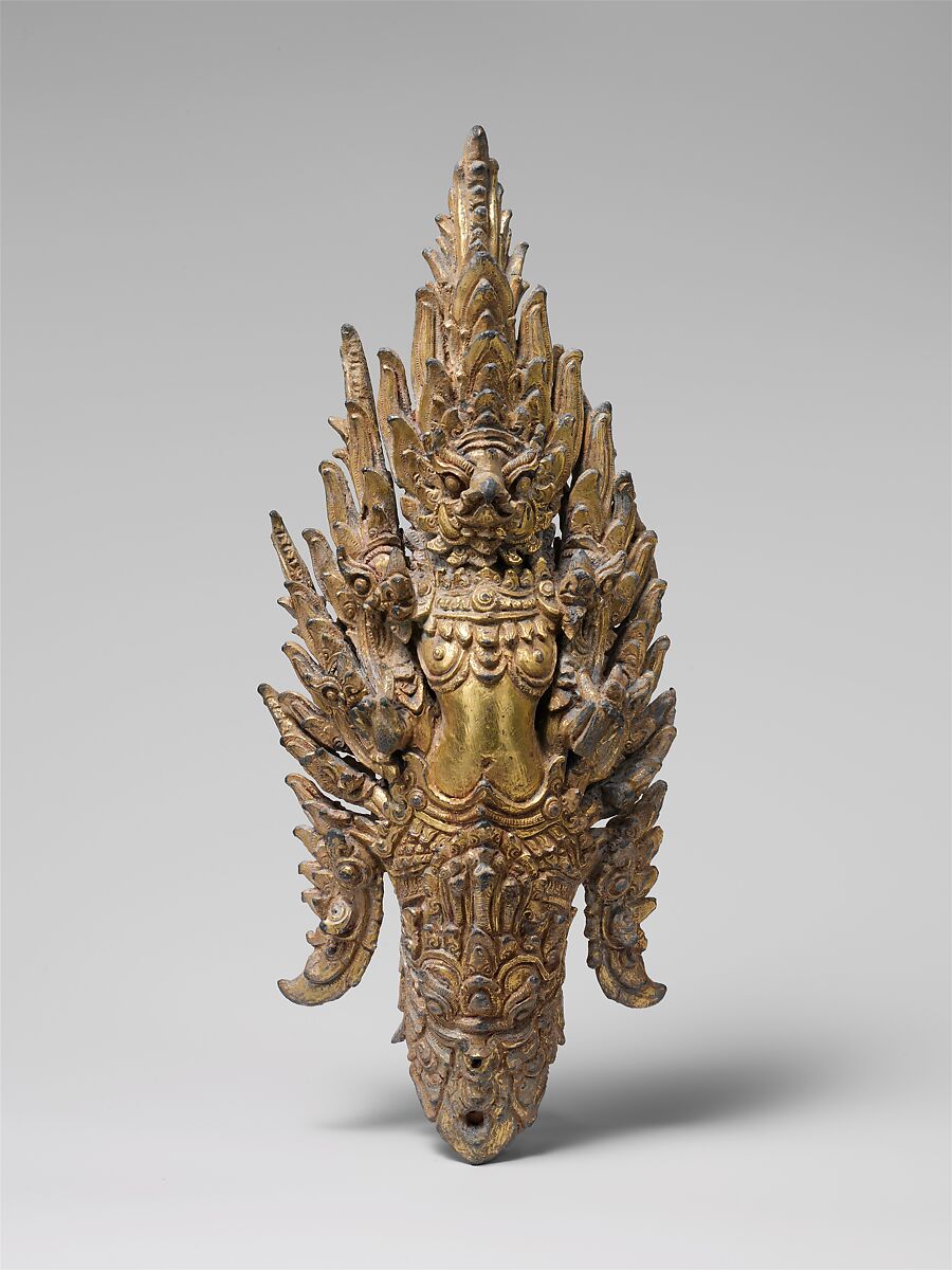 Garuda Finial, Gilt bronze, Thailand 