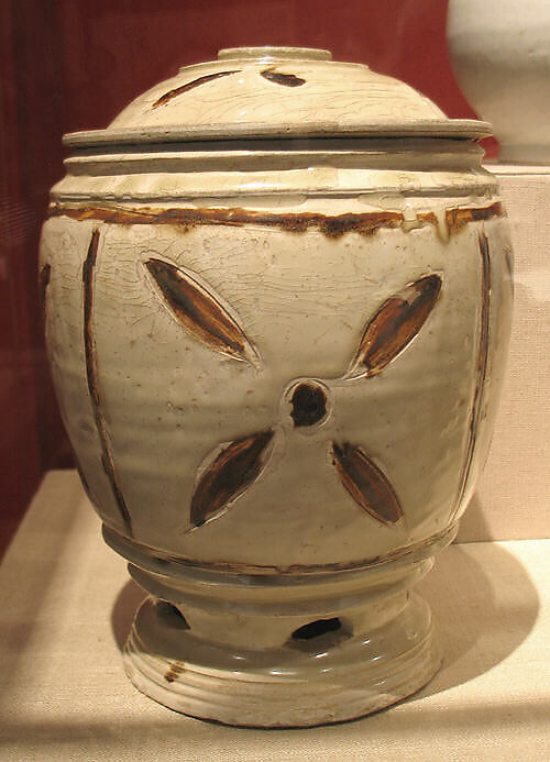Footed Jar, Stoneware, Vietnam 