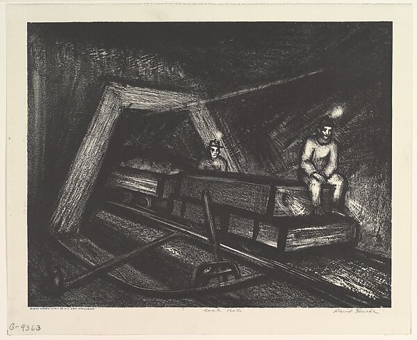 Coal Hole, David Burke (American, active mid 20th century), Lithograph 