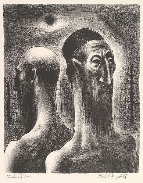 Darkened Sun, Charles Malcolm Campbell (American, Dayton, Ohio 1905–1985 Phoenix, Arizona), Lithograph 