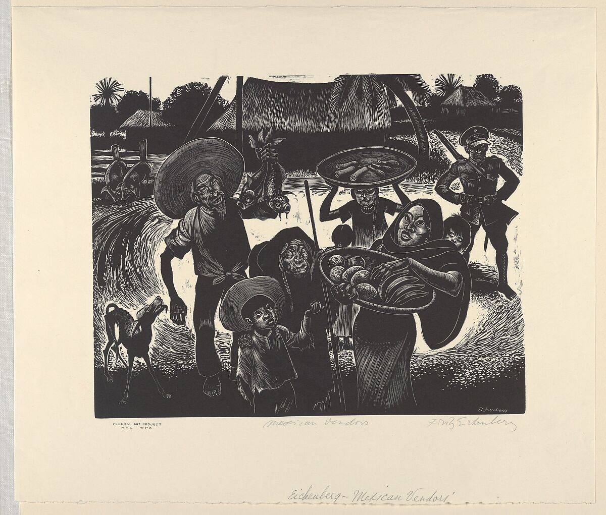 Fritz Eichenberg | Mexican Vendors | The Metropolitan Museum of Art