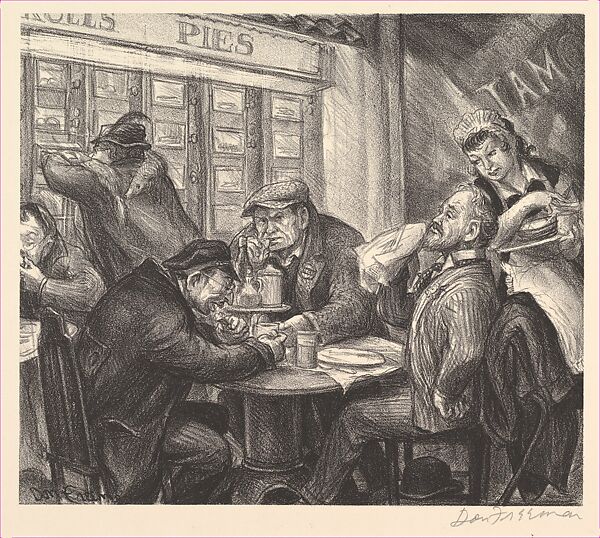 Automat Aristocrat, Don Freeman (American, San Diego, California 1908–1978 New York), Lithograph 