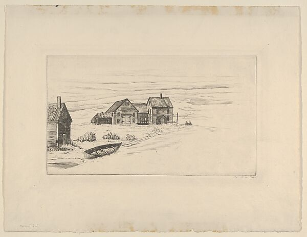 Halibut Gut, Samuel Magee Green (American, Oconomowoc, Wisconsin 1909–1995), Etching 