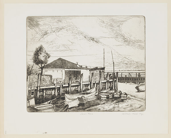 Jack's Place, William Hicks (American, born Brooklyn, New York 1895), Etching 