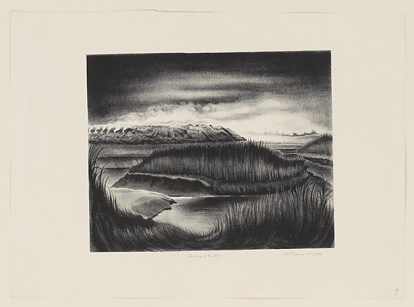 Dump Fires, William Hicks (American, born Brooklyn, New York 1895), Lithograph 