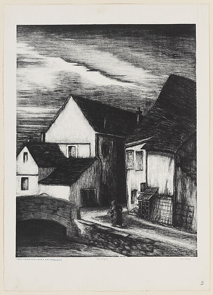 Bridge, William Hicks (American, born Brooklyn, New York 1895), Lithograph 